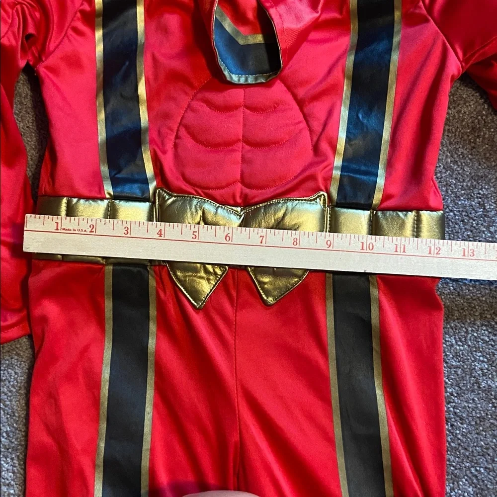 Disney Red Power Rangers Halloween Costume Youth Small